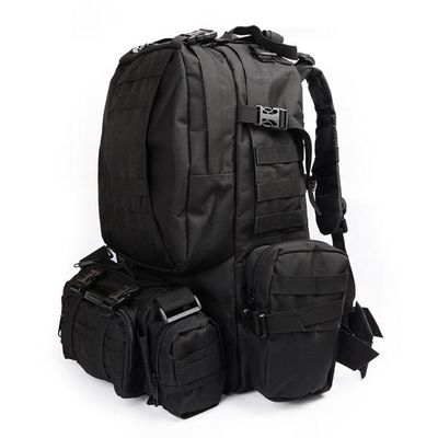Porcellana Lo zaino nero dell'esercito/escursione tattica Backpacks con 3 borse di Molle fornitore