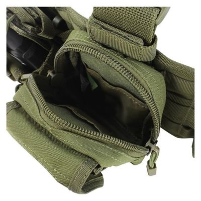 Tasche portaoggetti di Molle della torcia elettrica/impianto di perforazione della gamba tasca portaoggetti di triplo fornitore