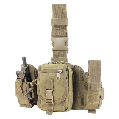 Tasche portaoggetti di Molle della torcia elettrica/impianto di perforazione della gamba tasca portaoggetti di triplo fornitore